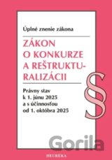 Zákon o konkurze a reštrukturalizácii.