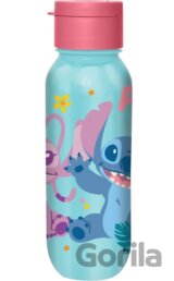 Plastová fľaša na pitie Disney - Lilo & Stitch: Stitch a Angel