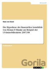 Die Hypothese der finanziellen Instabilität von Hyman P. Minsky am Beispiel der US-Immobilienkrise 2007/08