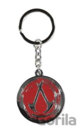 Kovový prívesok na kľúče Assassin's Creed Shadows: Guľaté logo