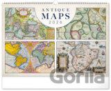 NOTIQUE Nástenný kalendár Antique maps (Staré mapy) 2026