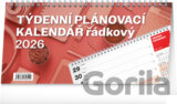 NOTIQUE Stolní kalendář Plánovací řádkový 2026