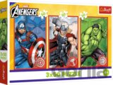 Puzzle Marvel Avengers - Tvůj hrdina (3x50 dílků)