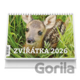 Stolní kalendář Zvířátka 2026