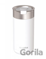 Nerezový termohrnček so sitkom Boost White 400 ml