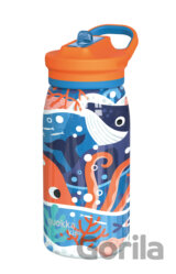 Nerezová termofľaša s náustkom Pop Kids Ocean 445 ml