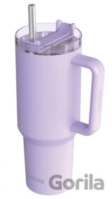 Nerezový termohrnček so slamkou Stream Purple 1200 ml