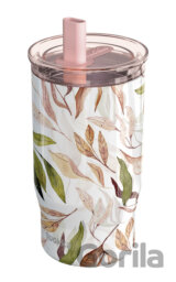 Nerezový termohrnček so slamkou Mist Falling Leaves 720 ml