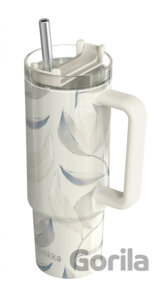 Nerezový termohrnček so slamkou Stream Cotton 950 ml