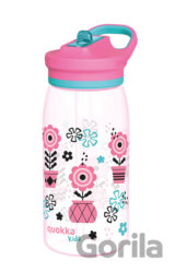 Plastová fľaša s náustkom Glow Kids Melodic Flowers 580 ml
