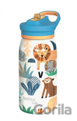 Nerezová termofľaša s náustkom Pop Kids Safari 445 ml