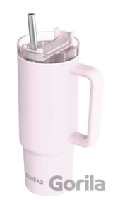 Nerezový termohrnček so slamkou Stream Light Pink 950 ml