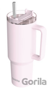 Nerezový termohrnček so slamkou Stream Light Pink 1200 ml