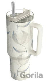 Nerezový termohrnček so slamkou Stream Cotton 1200 ml