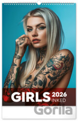 NOTIQUE Nástěnný kalendář Inked Girls 2026