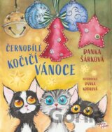 Černobílé kočičí Vánoce