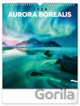 Nástěnný kalendář Polární záře (Aurora Borealis) 2026
