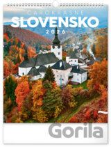 NOTIQUE Nástenný kalendár Čarokrásne Slovensko 2026