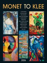 Nástenný kalendár Monet to Klee 2026