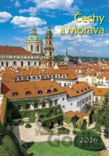 Nástěnný kalendář Čechy a Morava 2026
