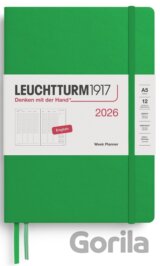 Week Planner 2026 Medium (A5) Spring Leaf