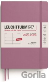 Weekly Planner 2026 Medium (A5) 18 Months Dusty Rose