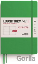 Weekly Planner 2026 Medium (A5) 18 Months Spring Leaf