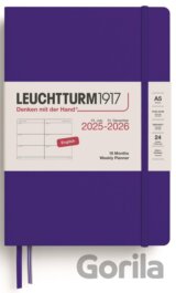 Weekly Planner 2026 Medium (A5) 18 Months Ink