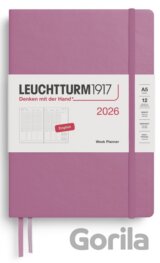 Week Planner 2026 Medium (A5) Dusty Rose