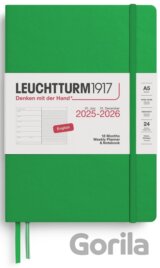 Weekly Planner & Notebook 2026 Medium (A5) 18 Months Spring Leaf