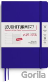 Weekly Planner & Notebook 2026 Medium (A5) 18 Months Ink