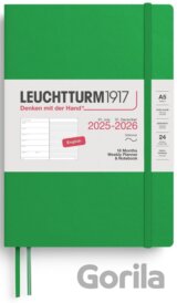 Weekly Planner & Notebook 2026 Medium (A5) 18 Months Spring Leaf