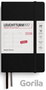 Weekly Planner 2026 Pocket (A6) Black