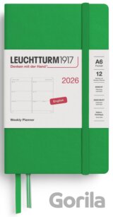 Weekly Planner 2026 Pocket (A6) Spring Leaf