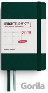 Weekly Planner 2026 Mini (A7) Forest Green