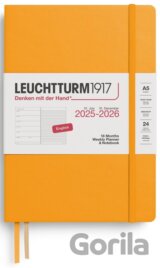Weekly Planner & Notebook 2026 Medium (A5) 18 Months Rising Sun