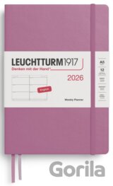 Weekly Planner 2026 Medium (A5) Dusty Rose