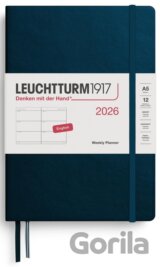 Weekly Planner 2026 Medium (A5) Deep Sea