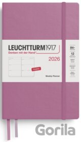Weekly Planner 2026 Paperback (B6+) Dusty Rose
