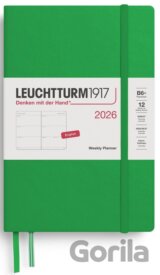 Weekly Planner 2026 Paperback (B6+) Spring Leaf