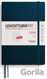 Weekly Planner & Notebook 2026 Medium (A5) Deep Sea
