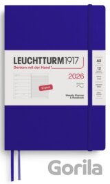 Weekly Planner & Notebook 2026 Medium (A5) Ink
