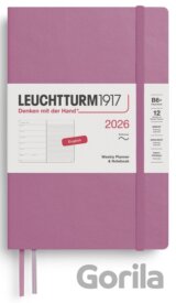 Weekly Planner & Notebook 2026 Paperback (B6+) Dusty Rose