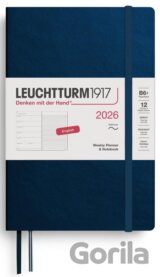 Weekly Planner & Notebook 2026 Paperback (B6+) Deep Sea