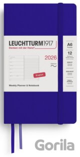 Weekly Planner & Notebook 2026 Pocket (A6) Ink