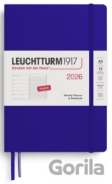 Weekly Planner & Notebook 2026 Medium (A5) Ink
