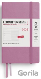Weekly Planner & Notebook 2026 Pocket (A6) Dusty Rose