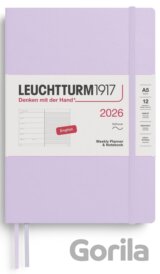 Weekly Planner & Notebook 2026 Medium (A5) Lilac