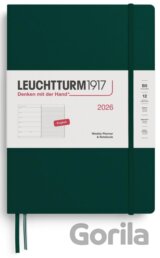 Weekly Planner & Notebook 2026 Composition (B5) Forest Green