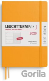 Weekly Planner & Notebook 2026 Medium (A5) Rising Sun